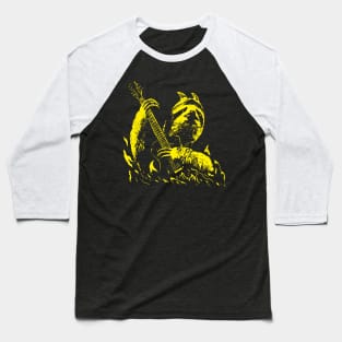 Sloth Demon Guitarist Baseball T-Shirt